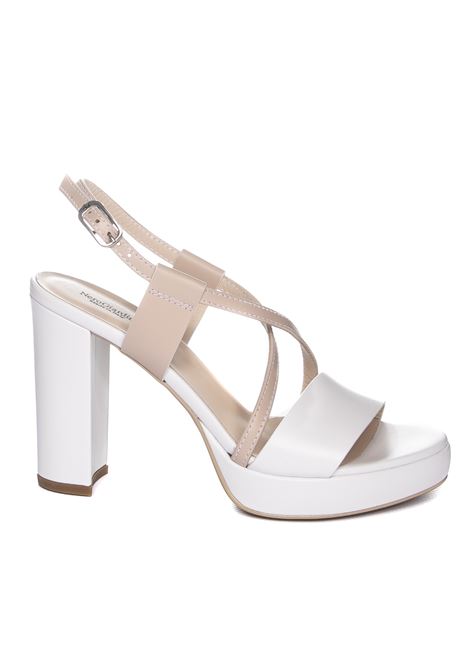 White loira sandal NERO GIARDINI | E307543DLOIRA-707